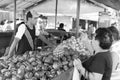 Cuba: Farmer trade-market in Havanna Royalty Free Stock Photo
