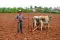 Cuba, Farmer in Valley de Vinales