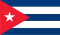 Cuba flag .