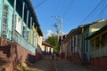 Cuba, Havana, February 16, 2018: father and son on their way home