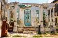 Cuba, Havana, house destroyed over time and natural disasters Royalty Free Stock Photo