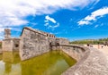 CUBA, HAVANA - MAY 5, 2017: View of Castillo de la Real Fuerza. Copy space for text.