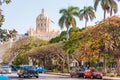 CUBA, HAVANA - MAY 5, 2017: View of the Museum of the Revolution. Copy space for text.