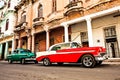 Cuba, Havana: American classic car Royalty Free Stock Photo