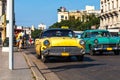 Cuba Havanna Oldtimer Taxi on the Mainstreet