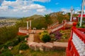 Cuba. Holguin: Landscape with views of the city Holguin from Hill of the Cross.