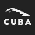 Cuba icon. Royalty Free Stock Photo