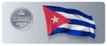 Cuba liberation day vector banner, greeting card