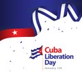 Cuba Liberation Day Vector Design Illustration