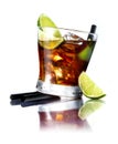 Cuba Libre Cocktail Royalty Free Stock Photo