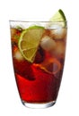 Cuba Libre cocktail Royalty Free Stock Photo