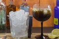 A cuba libre cocktail Royalty Free Stock Photo