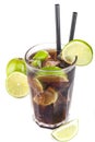 Cuba Libre Coctail Royalty Free Stock Photo