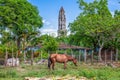 Cuba, Manaca Iznaga estate tower in the Valley de los Ingenios, Royalty Free Stock Photo