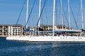 Cuba marina harbor in vardero with sailboat Royalty Free Stock Photo