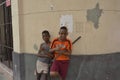 CUBA OLD HAVANA streets stick baseball