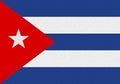 Cuba paper flag