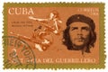 Cuba stamp with Che Guevara