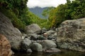 Cuba, Tourist trail into Pico Turquino tops Royalty Free Stock Photo