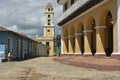 CUBA TRINIDAD STREET SCENE WITH BELL TOWER