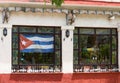 Cuba Varadero Havana Club Rum Museum Frontview with flag Royalty Free Stock Photo