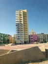 Cuban arhitecture buildings in Havana Royalty Free Stock Photo