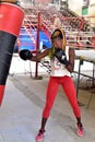 Cuban boxers in Havana Royalty Free Stock Photo