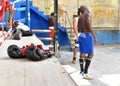 Cuban boxers in Havana Royalty Free Stock Photo