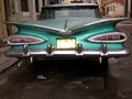 Cuban car in a street in Havana Royalty Free Stock Photo