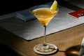 Cuban cocktail Daiquiri - Space for text Royalty Free Stock Photo