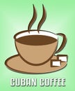 Cuban Coffee Shows Cuba Cafe Or Restaurant