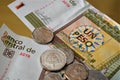 Cuban convertible pesos coins and notes II Royalty Free Stock Photo