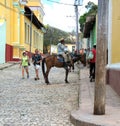 Cuban Cowboy on Horse
