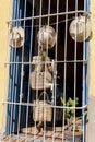 Cuban Hats on display in Trinidad street