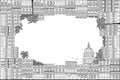 Cuban houses text frame