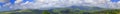 Cuban landscape panorama Royalty Free Stock Photo