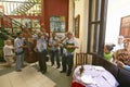 Cuban musicians performing in restaurant of Old Havana, Cuba Royalty Free Stock Photo