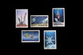 Aerospace series of Cuban postage stamps from 1973