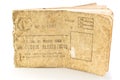 Cuban ration food card, libreta de la bodega