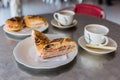 Cuban Sandwich and Cafecito in Havana, Cuba Royalty Free Stock Photo