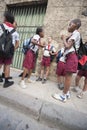 Cuban Schoolchildren Havana Cuba