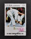 Cuban stamp from the 1980. Olympic games