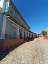 Cuban streets in mainland windows with metals bars