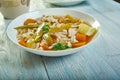 Cuban Style Chicken Noodle Soup