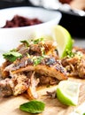 Cuban style slow roasted pork shoulder Royalty Free Stock Photo