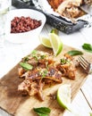 Cuban style slow roasted pork shoulder Royalty Free Stock Photo