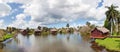 Cuban village on the river