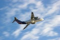 Cubana plane takeoff Royalty Free Stock Photo