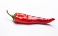 Cubanelle Pepper on White Royalty Free Stock Photo