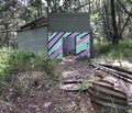 Children's Cubby-house in the Woods